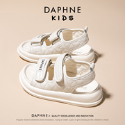 达芙妮女童鞋凉鞋2024夏季运动儿童鞋子公主，小女孩洋气沙滩鞋