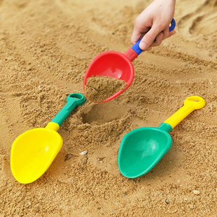 沙滩铲子玩具套装挖沙工具，玩沙铲儿童玩具，加厚幼儿园演出塑料铲子