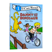 丹尼和恐龙英文原版平装纸板 Danny and the Dinosaur Ride a Bike骑自行车 英文童书绘本