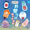 日本正版QUALIA 祭典毛绒系列扭蛋 提灯刨冰烤鱿鱼溜溜球包包挂件