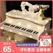 鑫乐儿童初学电子琴带话筒宝宝多功能可弹奏钢琴玩具礼物1-3-6岁