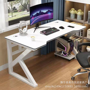 电脑桌台式简约家用书桌卧室桌子学生学习写字台办公桌简易电竞桌