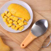 切芒果神器不锈钢水果花样西瓜勺专用工具套装切丁切块分割器