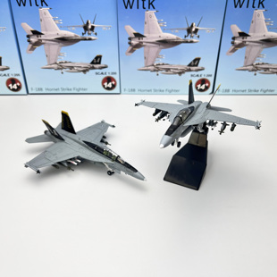 1 100 F/A-18 F-18超级大黄蜂海盗旗战斗机飞机军事模型摆件玩具