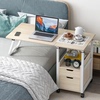 床头电脑桌可移动折叠桌升降床边桌板懒人桌小型房间台式床上超大