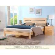 床2米2米实木双人床2.2乘两米二的主卧4大床200&;220大尺