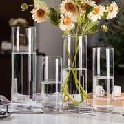 马醉木专用玻璃花瓶客厅卧室，插花透明玻璃瓶落地摆件