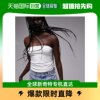 香港直邮潮奢 Topshop 女士 长款抹胸T恤(白色)