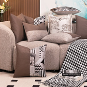 现代简约沙发抱枕靠垫轻奢高级感1317布艺，床上靠包腰靠背含芯定制