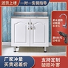 橱柜出租屋厨房灶台柜组合柜不锈钢简易家用煤气灶台柜经济型一体