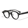 april-ting轻奢复古眼镜全框反素颜透明板材，男女可配度数近视镜架