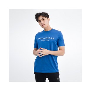 香港直发paul&shark鲨鱼，男士蓝色徽标细节，t恤百搭质感21411022