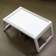 宜家折叠桌子便携式小餐桌简易家用儿童迷你塑料收纳床上电脑轻便