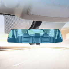 高清汽车用大视野后视镜自由变换角度 三折曲面后视镜倒车广角镜