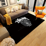 创意个性kaws客厅茶几沙发地毯潮牌房间衣帽间卧室床边地毯可定制