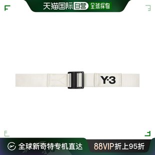 香港直邮潮奢y-3男士灰白色腰带h63102