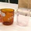 宜家国内特萨曼斯水杯2件套300毫升淡粉红色褐色玻璃杯