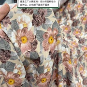 香港工厂2米天然麻纱，衬衫裙子汉服，垂设计师面料242