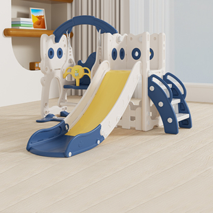 儿童室内家用宝宝滑滑梯小型秋千，二合一2至10岁小孩家庭玩具组合