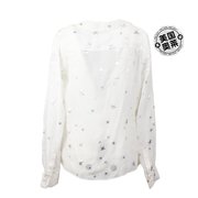 amiri白色星星filcoupe裹身衬衫-图案，美国奥莱直发