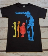 摇滚街头霸王Gorillaz短袖T恤男夏季2024新款纯棉街头顽童半袖潮