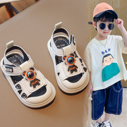 婴儿凉鞋软底学步0-2岁夏季男宝宝，鞋子包头防滑透气女童沙滩鞋潮3