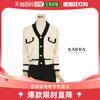 韩国直邮KARRA 毛衣 KARRA 珍珠扣子配色线条针织衫 KL2FCD019C