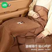 汽车抱枕被子两用车载折叠空调被冬季车上后排靠枕车用睡觉小棉被