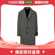 香港直邮潮奢versace男士versace单排扣长外套