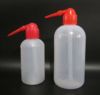 红头塑料洗瓶 弯头清洁瓶250ml  500ml 冲洗瓶 清洗瓶吹气瓶