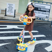 儿童蛙式滑板车剪车四轮2-8岁宝宝滑滑车小孩，玩具童车闪光音乐