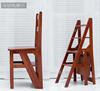 实木梯子家用折叠楼梯p椅 全实木梯子椅子多功能两用梯凳梯子凳子