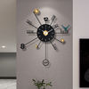 现代简约挂钟客厅时尚大气个性创意钟表极简挂墙艺术家用轻奢时钟