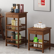 茶架子置物架实木新中式，客厅小型茶叶博古架茶室，茶具架茶叶储物柜
