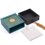 高档古法金手镯(金手镯)盒吊坠盒玉器，文玩翡翠手串包装盒项链盒子