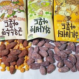 韩国进口零食芭蜂汤姆农场蜂蜜黄油海苔酸奶抹茶扁桃仁混合坚果