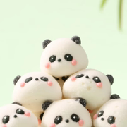 3D网红熊猫造型糖果可爱造型儿童棉花糖糖果香浓哄娃软糖独立包装