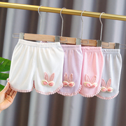 短裤女童夏装婴儿1-2-3岁0小宝宝纯棉，大裤头夏季薄款外穿裤子