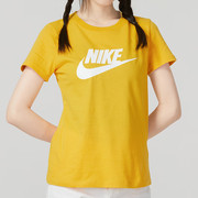 nike耐克短袖女2023夏季休闲服，健身跑步运动服，黄色t恤bv6170