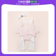 韩国直邮absorba家居服连体衣，absorba桃红色连体，套装-粉色赠