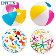 INTEX充气沙滩球59040戏水玩具成人水上泳池水球海边游戏手球