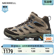 MERRELL迈乐户外运动徒步鞋情侣MOAB3 MID GTX防水透气登山鞋男女