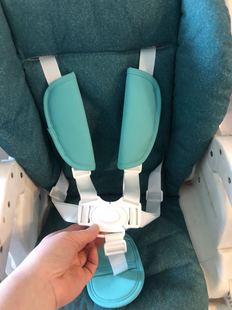 适合爱音c018儿童餐椅安全带，五点式坐垫环保材质安全无异味