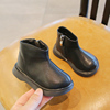 女童马丁靴2023秋冬季宝宝鞋子儿童短靴1一3岁婴儿学步鞋皮鞋