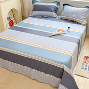 床单单件纯棉100全棉学生宿舍单人枕套被单三件套1.8米1.5米双人