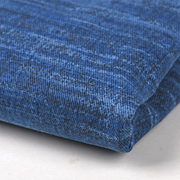 海蓝色超宽厚款纯棉斜纹梭织布料床品沙发套坐垫DIY手工棉布