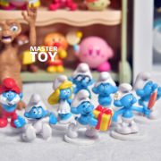 扭蛋蓝精灵可爱卡通公仔，玩具模型摆件迷你玩偶人偶