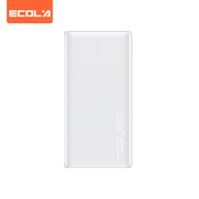 宜客莱（ECOLA）充电宝 移动电源10000毫安时22.5W 双向快充 白色CH615