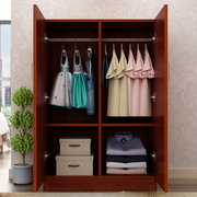 简易儿童衣柜木质经济型衣橱小户型家用收纳柜卧室多层多格矮柜子