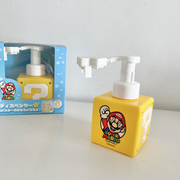 日本采购马里奥起泡瓶星星泡泡慕斯打泡器洗手液沐浴露分装按压瓶